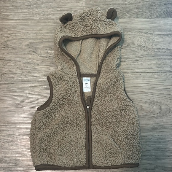 6M Teddy Vest, Carters - Picture 1 of 1